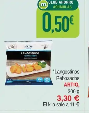 Masymas ARTIQ Langostinos Rebozados oferta