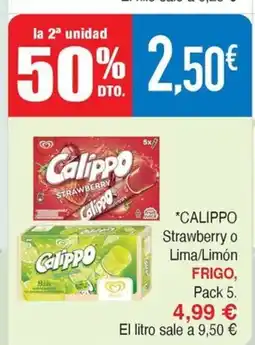 Masymas CALIPPO Strawberry o Lima/Limón oferta