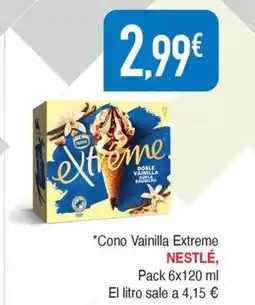 Masymas NESTLÉ Cono Vainilla Extreme oferta
