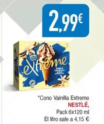Masymas NESTLÉ Cono Vainilla Extreme oferta