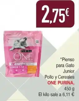 Masymas ONE PURINA Pienso para Gato Junior Pollo y Cereales oferta