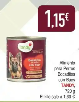 Masymas TANDY Alimento para Perros Bocaditos con Buey oferta