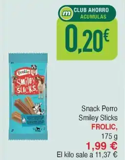 Masymas FROLIC Snack Perro Smiley Sticks oferta