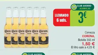 Masymas CORONA Cerveza oferta