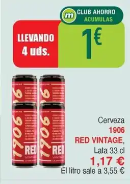 Masymas 1906 RED VINTAGE Cerveza oferta
