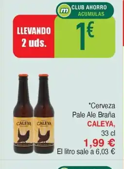 Masymas CALEYA Cerveza Pale Ale Braña oferta