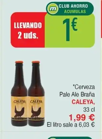 Masymas CALEYA Cerveza Pale Ale Braña oferta