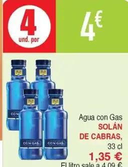 Masymas SOLÁN DE CABRAS Agua con Gas oferta