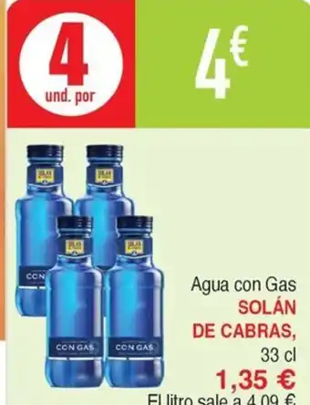 Masymas SOLÁN DE CABRAS Agua con Gas oferta