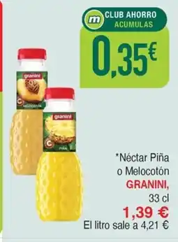 Masymas GRANINI Néctar Piña o Melocotón oferta