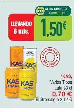 Masymas KAS Varios Tipos Lata oferta