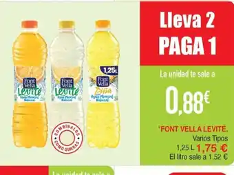 Masymas FONT VELLA LEVITÉ Varios Tipos oferta