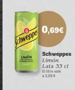 Masymas SCHWEPPES Limón oferta