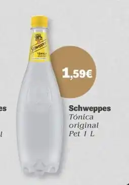 Masymas SCHWEPPES Tónica original Pet oferta