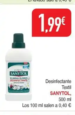 Masymas SANYTOL Desinfectante Textil oferta
