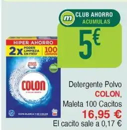Masymas COLON Detergente Polvo oferta
