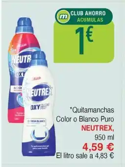 Masymas NEUTREX Quitamanchas Color o Blanco Puro oferta
