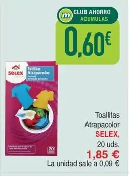 Masymas SELEX Toallitas Atrapacolor oferta