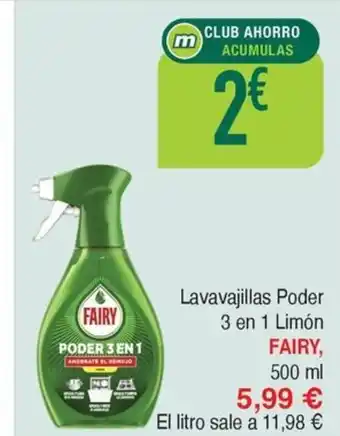 Masymas FAIRY Lavavajillas Poder oferta