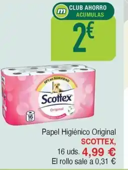 Masymas SCOTTEX Papel Higiénico Original oferta