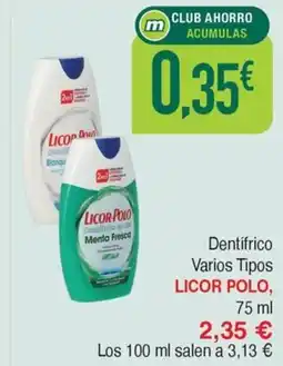 Masymas LICOR POLO Dentifrico Varios Tipos oferta