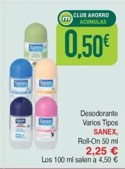 Masymas SANEX Desodorante Varios Tipos Roll-On oferta