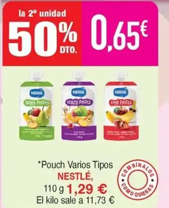 Masymas NESTLÉ Pouch Varios Tipos oferta