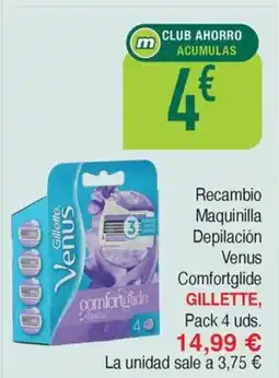 Masymas GILLETTE Recambio Maquinilla Depilación oferta