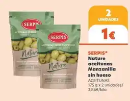 Masymas SERPIS Nature aceitunas Manzanilla sin hueso oferta