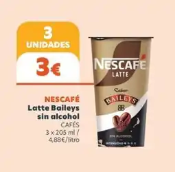 Masymas NESCAFÉ Latte Baileys sin alcohol oferta