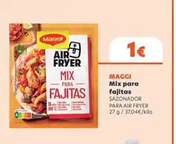 Masymas MAGGI Mix parra fajitas oferta