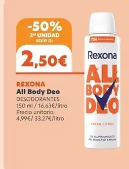Masymas REXONA All Body Deo oferta