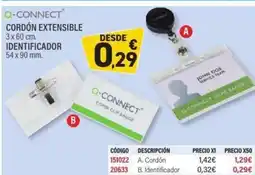 Carlin Q-CONNECT Cordón extensible oferta
