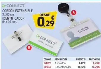 Carlin Q-CONNECT Cordón extensible oferta