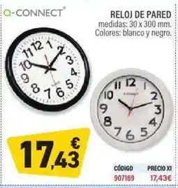 Carlin Q-CONNECT Reloj de pared oferta