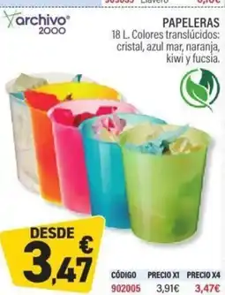 Carlin Papeleras oferta