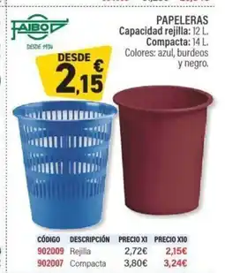Carlin Papeleras oferta