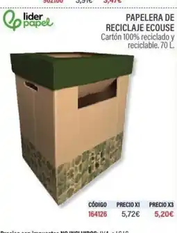Carlin Papelera de reciclaje ecouse oferta