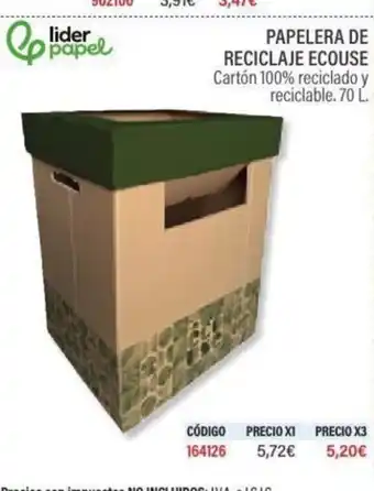 Carlin Papelera de reciclaje ecouse oferta