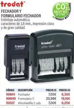 Carlin Fechador y formulario fechador oferta