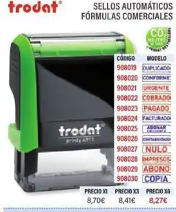 Carlin Sellos automáticos fórmulas comerciales oferta