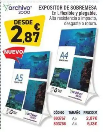 Carlin Expositor de sobremesa oferta