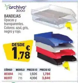 Carlin Bandejas oferta
