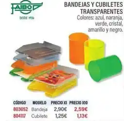 Carlin Bandejas y cubiletes transparentes oferta