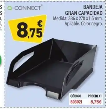 Carlin Q-CONNECT Bandeja gran capacidad oferta