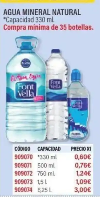 Carlin Agua mineral natural oferta
