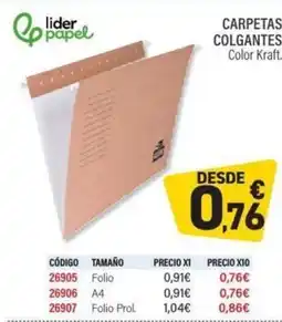 Carlin Carpetas colgantes oferta