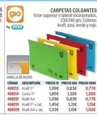Carlin Carpetas colgantes oferta