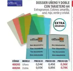 Carlin Dossier uñero y doble con tarjetero a4 oferta