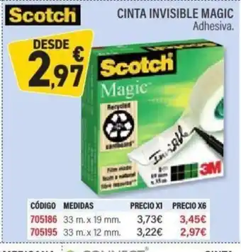Carlin SCOTCH Cinta invisible magic oferta